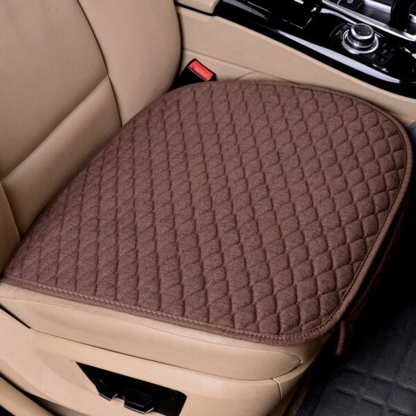 AUTOYOUTH Car Seat Covers Front/ Rear/ Full Set Choose Car Seat Cushion Linen Fabric Car Accessories Universal Size Anti-slip