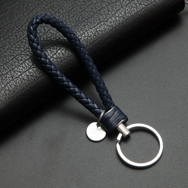 Multipurpose Car Key Chain For Motorcycles Scooters And Cars Key Fobs Leather Rope Firm Key Ring Leather Car Key Chain