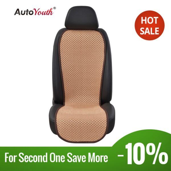 AUTOYOUTH 1PC Ice Silk Breathable Seat Cushion 4 Colour Car Seat Cover Summer Universal Auto Seat Covers Protector Car Styling