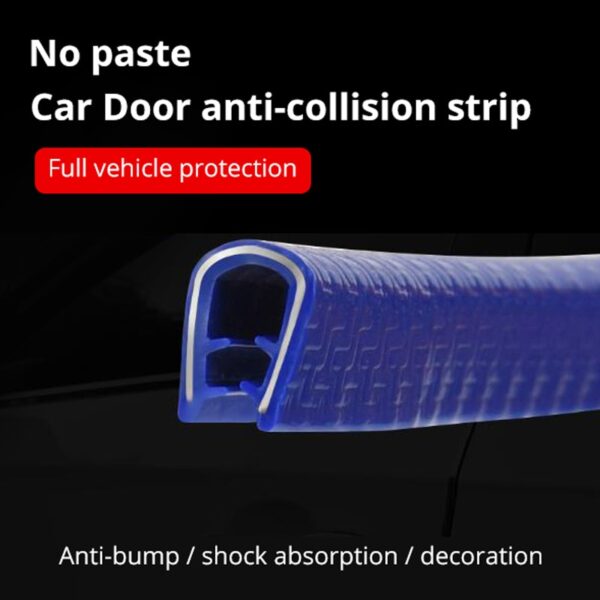 Car Door Anti-Collision Strip Paste Universal Type No-Stick Anti-Scratch And Anti-Scratch Protection Rubber Strip Decoration