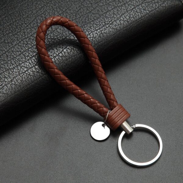 Multipurpose Car Key Chain For Motorcycles Scooters And Cars Key Fobs Leather Rope Firm Key Ring Leather Car Key Chain