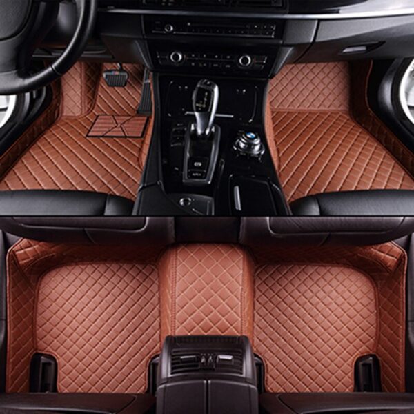Custom Make Car Floor Mats Orange Red for kia seltos 2020 for infiniti qx60 for mercedes clase e for Mitsubishi