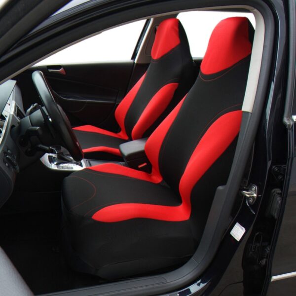 AUTOYOUTH Sports Style High Back Bucket Car Seat Cover 2PCS Fits Most Auto Interior Accessories Seat Covers 5 Colours