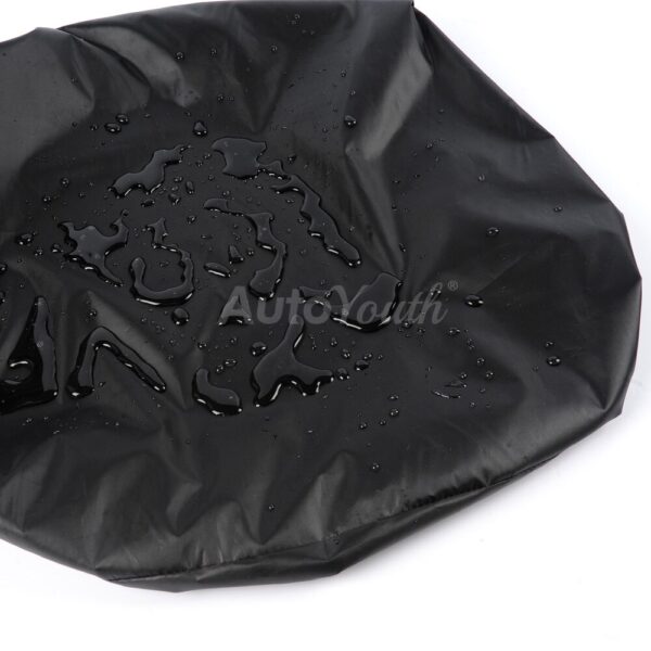 AUTOYOUTH Premium Waterproof Bucket Seat Cover (1 Piece) Universal Fit for Most of Cars Trucks Suvs Black Car Seat Protector