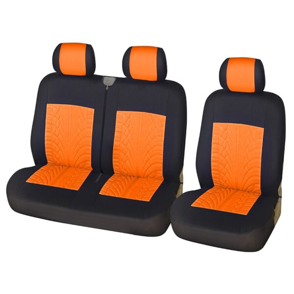 AUTOYOUTH New Car Seat Cover Polyester Fiber Tire Creasing Style 4 Colors Suitable 2+1 Car Seat Automotive interior