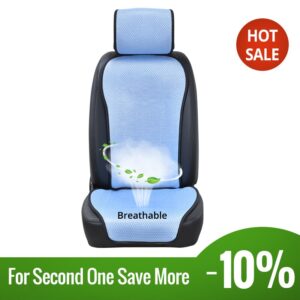 AUTOYOUTH Breathable Ice Silk Summer Car Seat Cushion With Headrest Car Seat Protector Universal Cover Automobile interior 1PCS