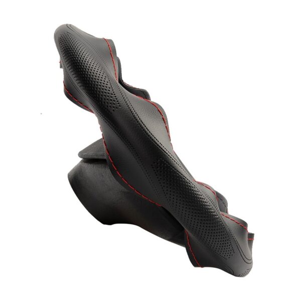 AUTOYOUTH Hand-Stitched Universal Microfiber Leather Car Steering Wheel 38 Cover Stitching Style Car-Styling Interior Accessory