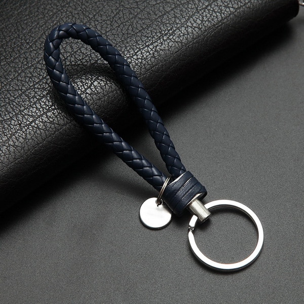 Leather Car Key Chain For Motorcycles Scooters And Cars Key Fobs Leather Rope Key Ring Leather Car Key Chain