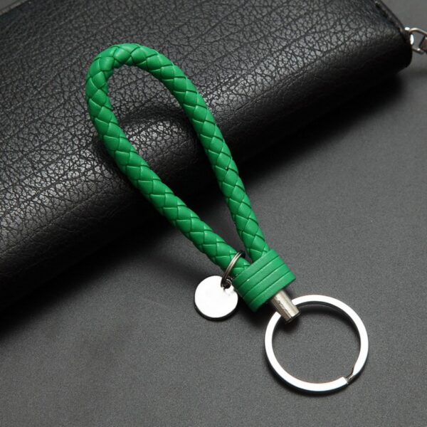 Car Key Chain For Motorcycles Scooters And Cars Key Fobs Leather Rope Key Ring Leather Car Key Chain Multiple colors