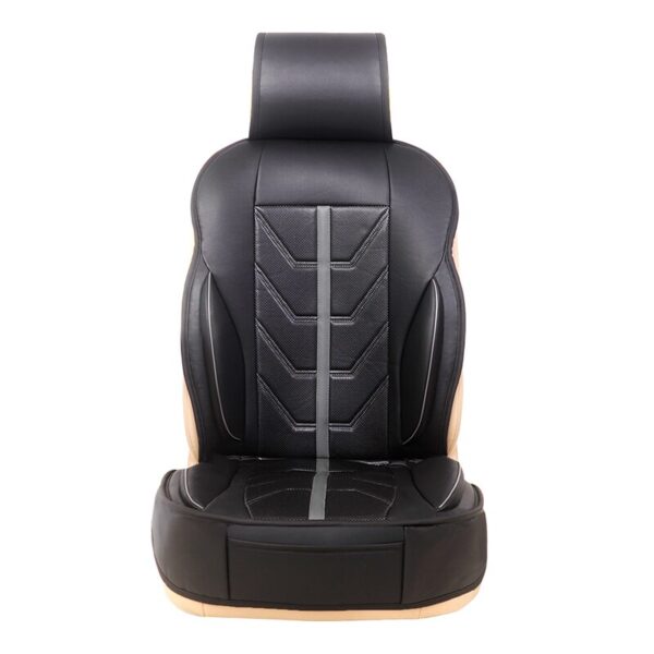 AUTOYOUTH 1PCS Car Seat Cushion PU Leather Covers Universal Cars Covers Set Cars Covers Protector Covers Car Seat Protector