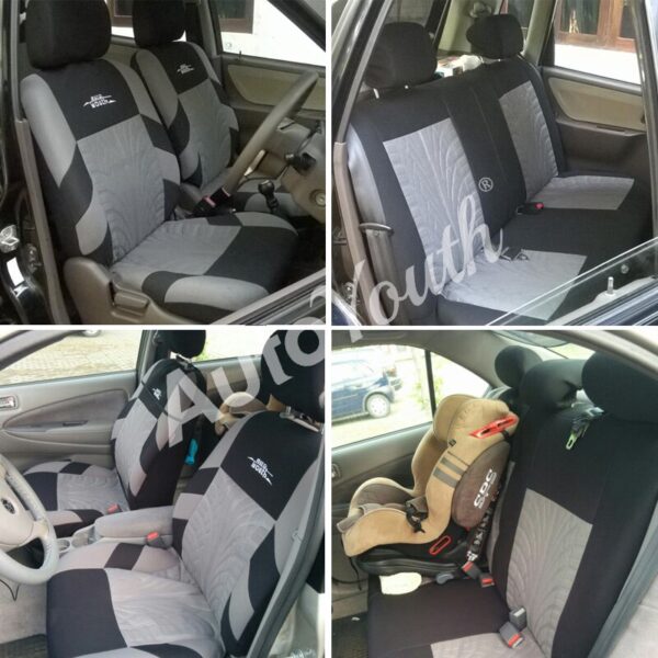 Car Seat Covers Grey Russian Shipping Full set