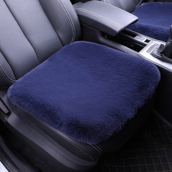 AUTOYOUTH Rex Rabbit Fur Cushion Winter Plush Cushion No Backrest Single Piece Wool Car Seat Winter Wool 1 Piece