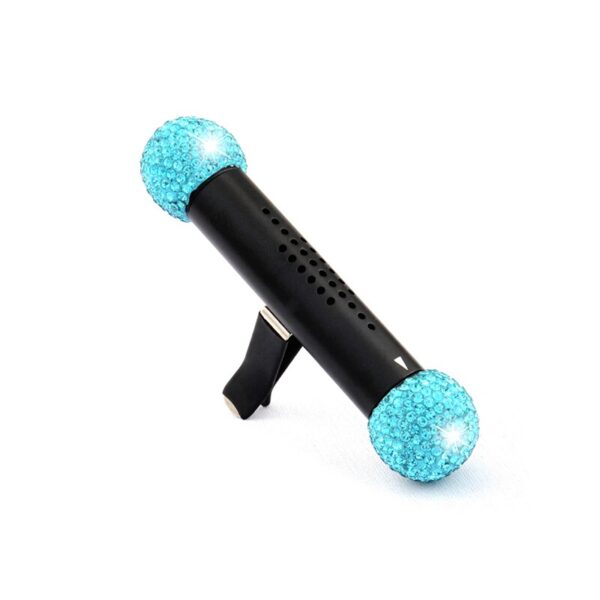 New Car Aromatherapy Stick Creative Metal Diamond Car Air Outlet Aromatherapy Clip Car Solid Fragrance