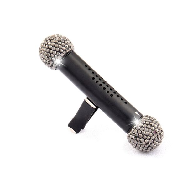 New Car Aromatherapy Stick Creative Metal Diamond Car Air Outlet Aromatherapy Clip Car Solid Fragrance