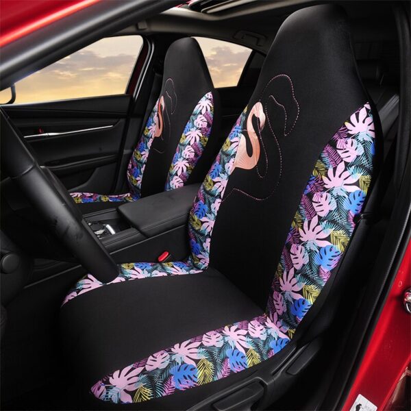 2PCS Car Seat Covers Car Bucket Seat Covers with Goose Print for Funda Asiento Coche for Peugeot 206 for Audi A3 8p