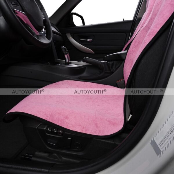 AUTOYOUTH Pink Towel Seat Cushion Universal Fit Car Seat Protector Pet Mat Dog Car Seat Cover