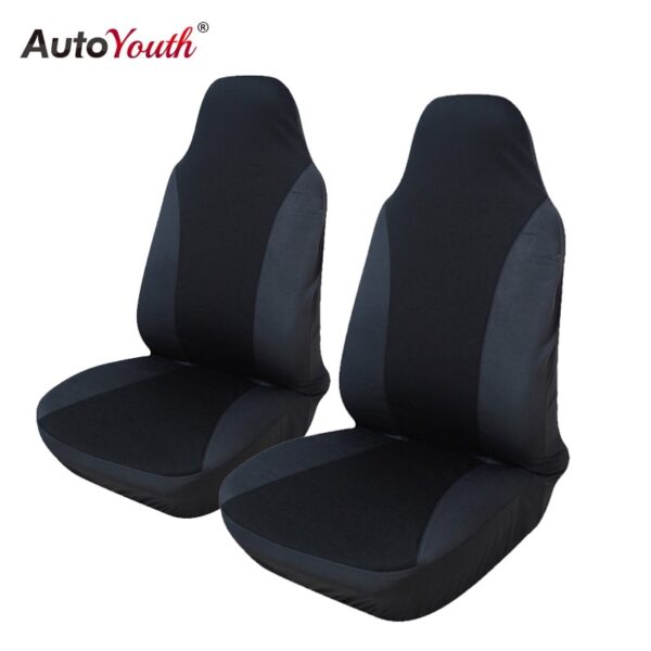 AUTOYOUTH 2PCS Front Car Seat Cover 5 Colour Universal Fit for lada Honda Toyota Seat Covers Car Styling
