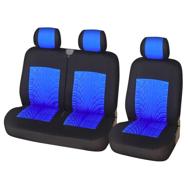 AUTOYOUTH New Car Seat Cover Polyester Fiber Tire Creasing Style 4 Colors Suitable 2+1 Car Seat Automotive interior