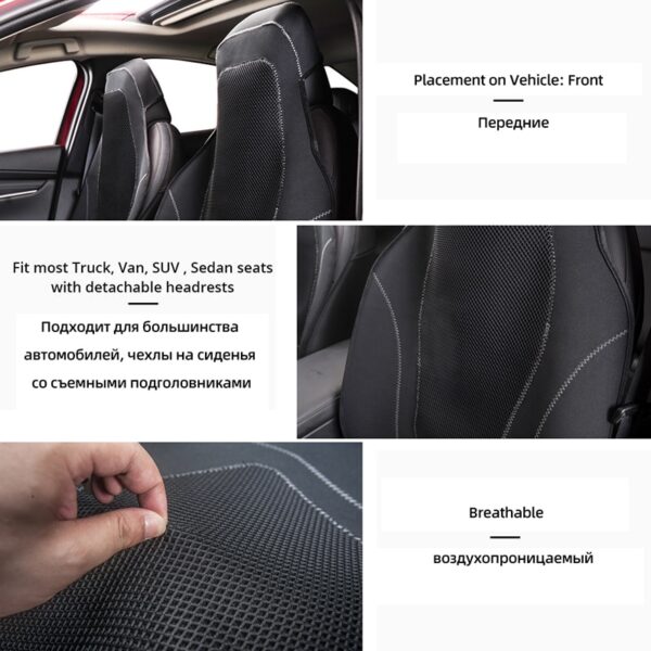 AUTOYOUTH Car Seat Cover Waterproof Protection Black 1 piece Breathable high quality seat cover for office chair car seat