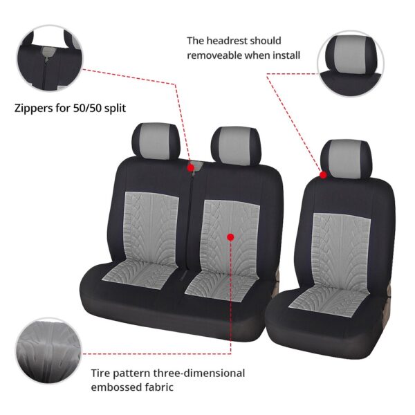 AUTOYOUTH 2+1Car Seat Covers Universal For Most Car Seat Protector Cover Auto Interior Accessories Automobiles Seat Covers