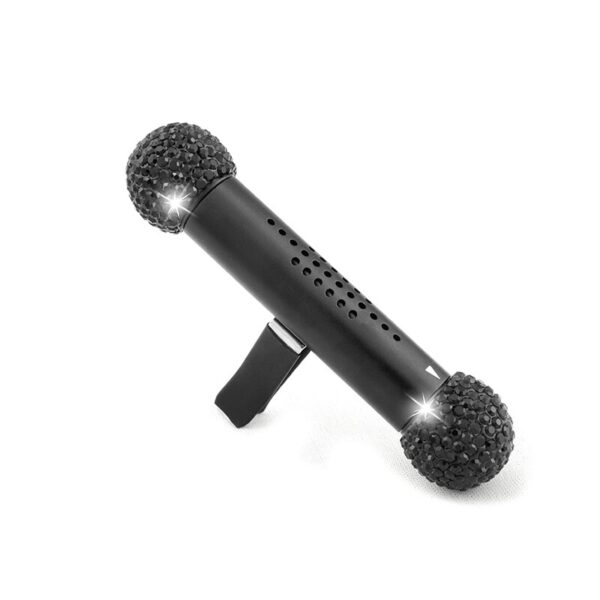 New Car Aromatherapy Stick Creative Metal Diamond Car Air Outlet Aromatherapy Clip Car Solid Fragrance