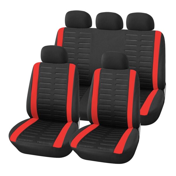 AUTOYOUTH 9PCS Full Set Of Universal Adapter Car Seat Cover 4 Colors Optional Car Seat Cover Car Protective Decorative Interior