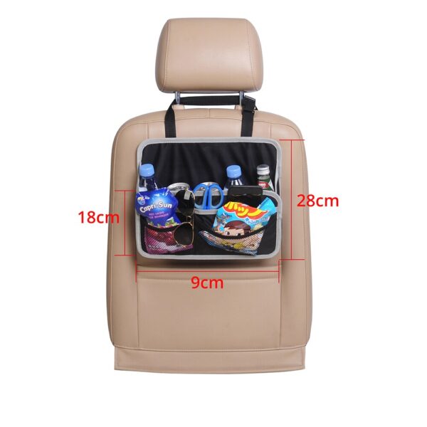 AUTOYOUTH Portable Universal Car Seat Back Storage Bag Multi-Pocket Storage Bag Neatly Organizes Car Interior Storage