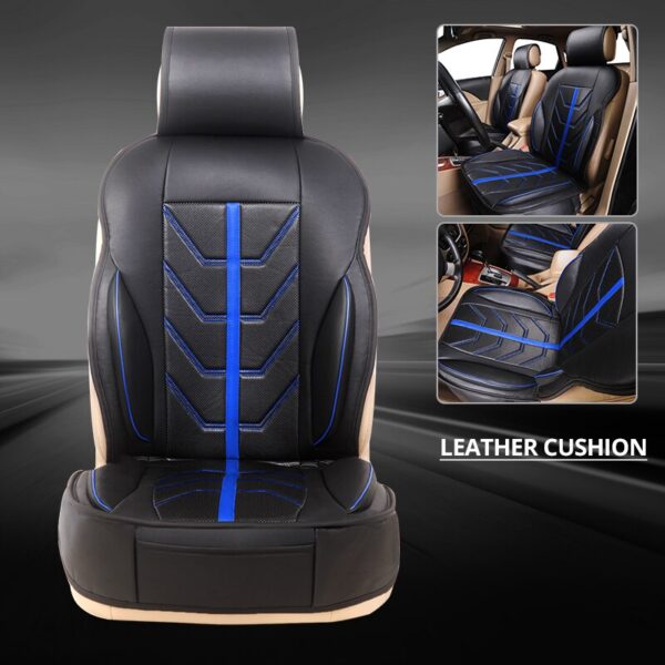 AUTOYOUTH 1PCS Car Seat Cushion PU Leather Covers Auto Cars Covers Protector Car Seat Cars Universal Protector Protector Auto