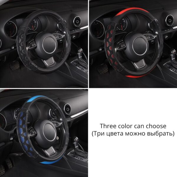 New Car Steering Wheel Cover High Quality Universal Steering Wheel Cover 38 cm / 15 Inch 3 Colors Optional Car Interior