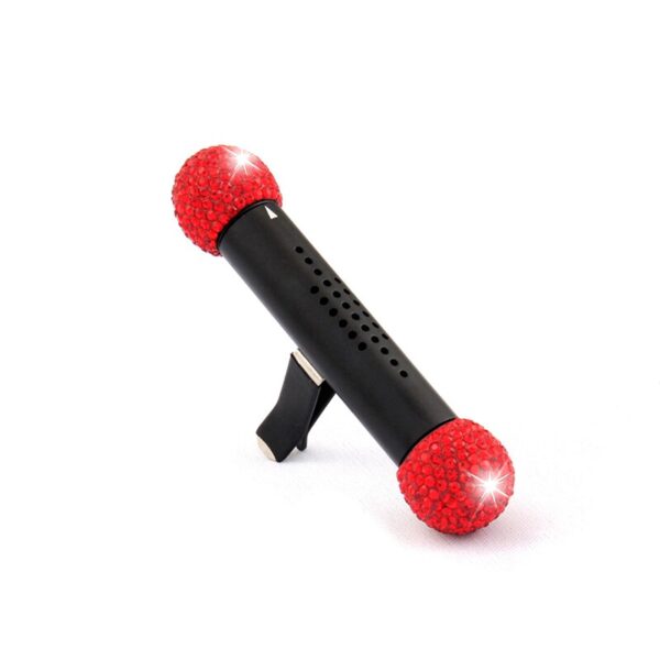 New Car Aromatherapy Stick Creative Metal Diamond Car Air Outlet Aromatherapy Clip Car Solid Fragrance