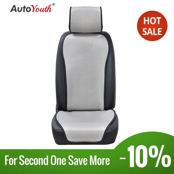 AUTOYOUTH Refreshing And Breathable Ice Silk Car Seat Cushion Smooth And Full Of Toughness Car Seat Protector 1PCS Pad Most Car