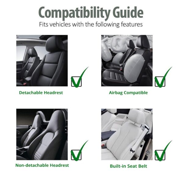 AUTOYOUTH Car Seat Covers 1 Breathable Mesh Non-slip