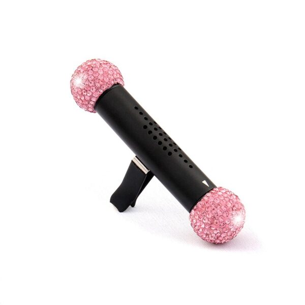 New Car Aromatherapy Stick Creative Metal Diamond Car Air Outlet Aromatherapy Clip Car Solid Fragrance