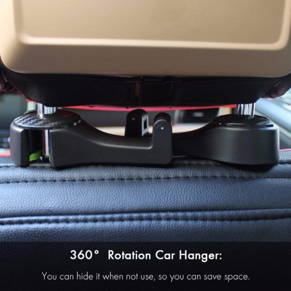 Vehicle Universal Car Headrest Hooks Organizer for Holding Phones and Hanging Handbags,Purses,Bags 1PCS