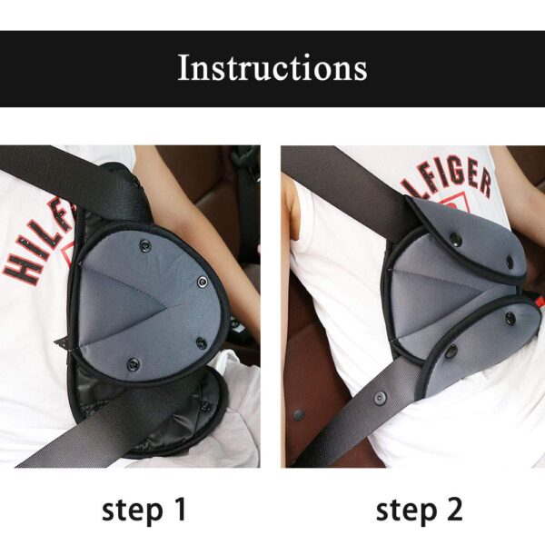 Child Seat Belt Adjustment Holder Car Anti-Neck Neck Baby Shoulder Cover Seat Belt Positioner Child Seatbelt for Kids Safety