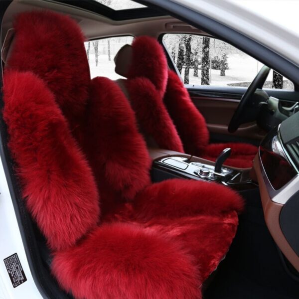 Car Seat Cover Plush Fur Car Interior Accessories Cushion Styling Universal Warm Car Seat Cover Interior Accessories