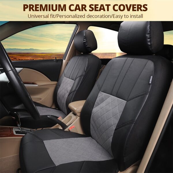 AUTOYOUTH luxury PU Leather Car Seat Covers For Most Car Protection Seats Auto Interior Accessories Covers for Seats